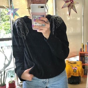 •vintage• | dreamcatcher shoulder sweater